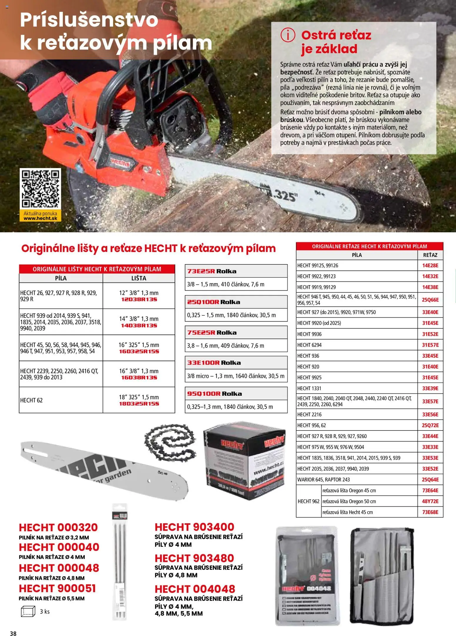 Nové Hecht akcie – leták je platný od 19.02.2026 | Strana: 38 | Produkty: Píla