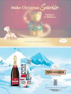 Preview of Waitrose - December 2025 valid from 01.12.2025 | Page: 132 | Products: Jumper, Champagne