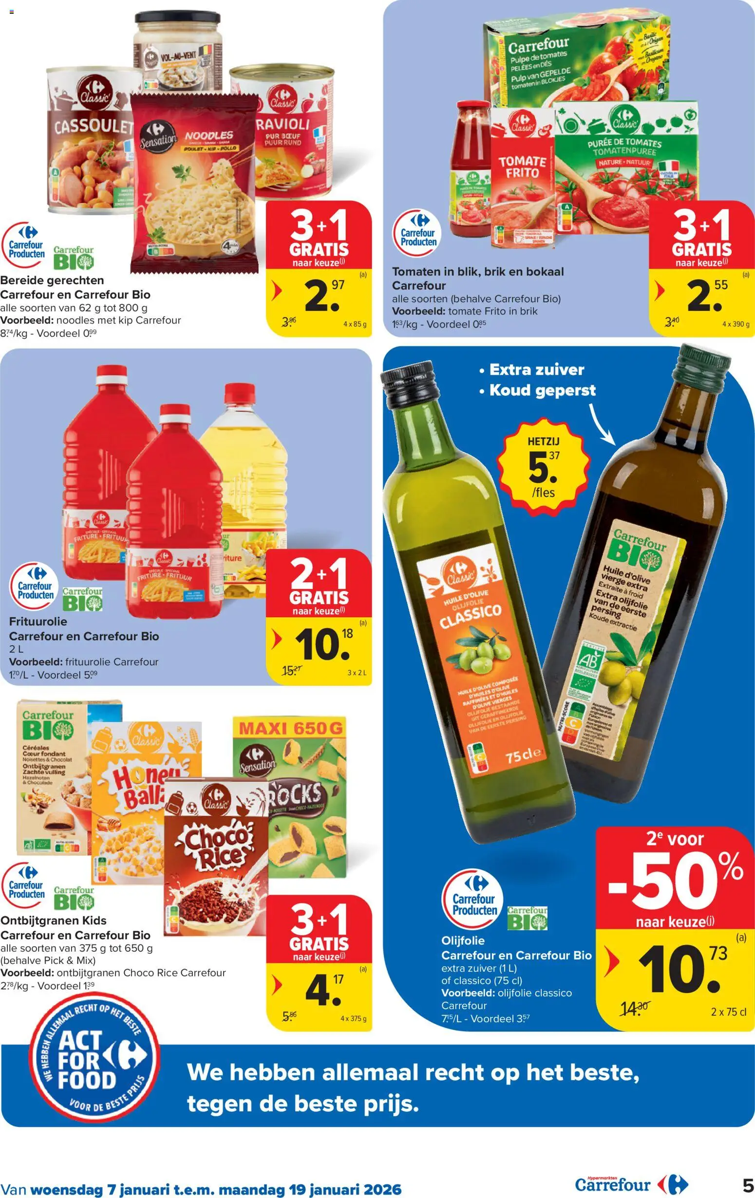 {H1} | Pagina: 5 | Producten: Olijfolie, Tomaten, Kip, Chocolade