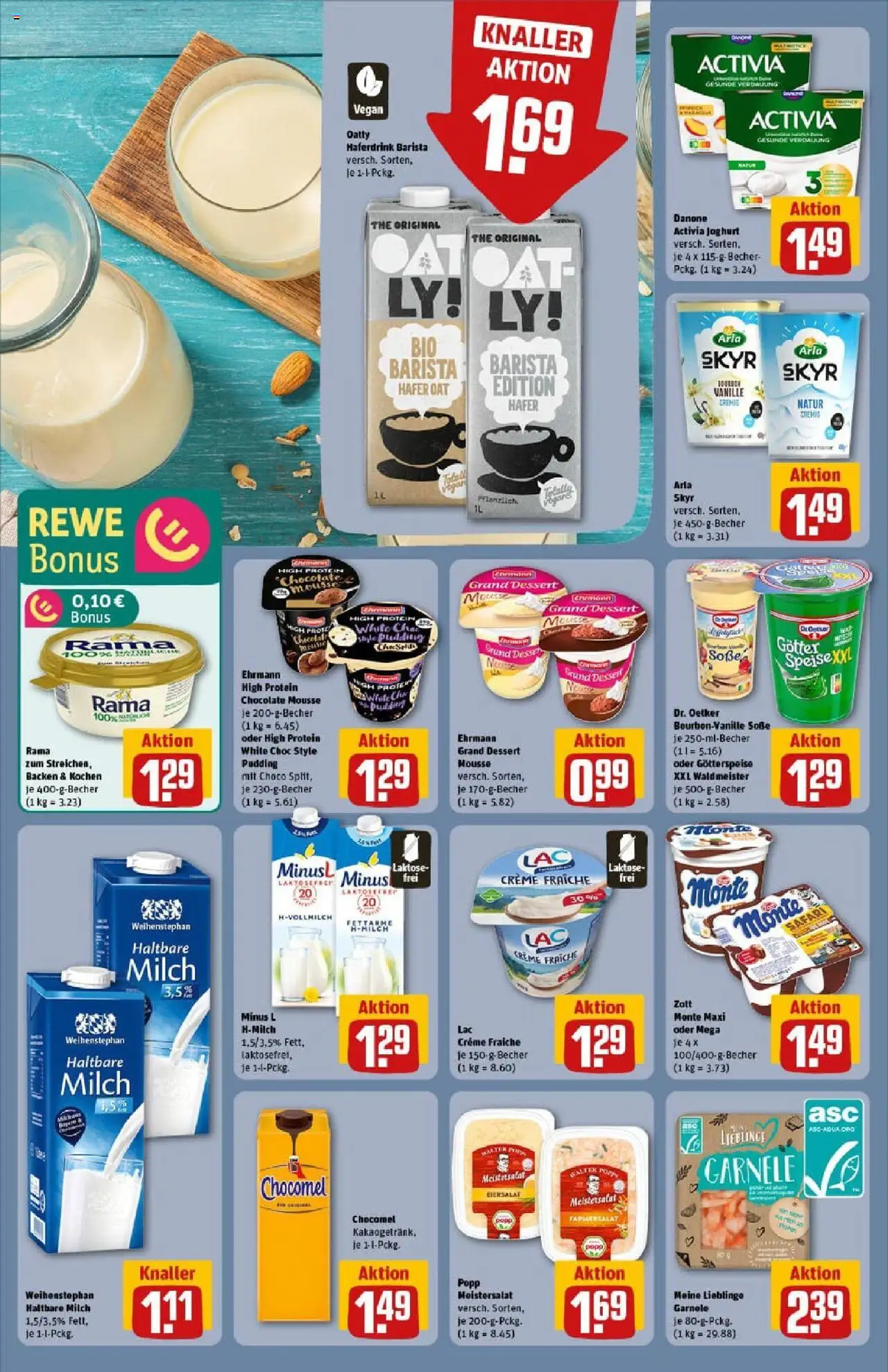 Rewe prospekt Hamburg	 - gültig ab dem 20.07.2025 | Seite: 16 | Produkte: Pudding, Creme, Arla skyr, Bourbon