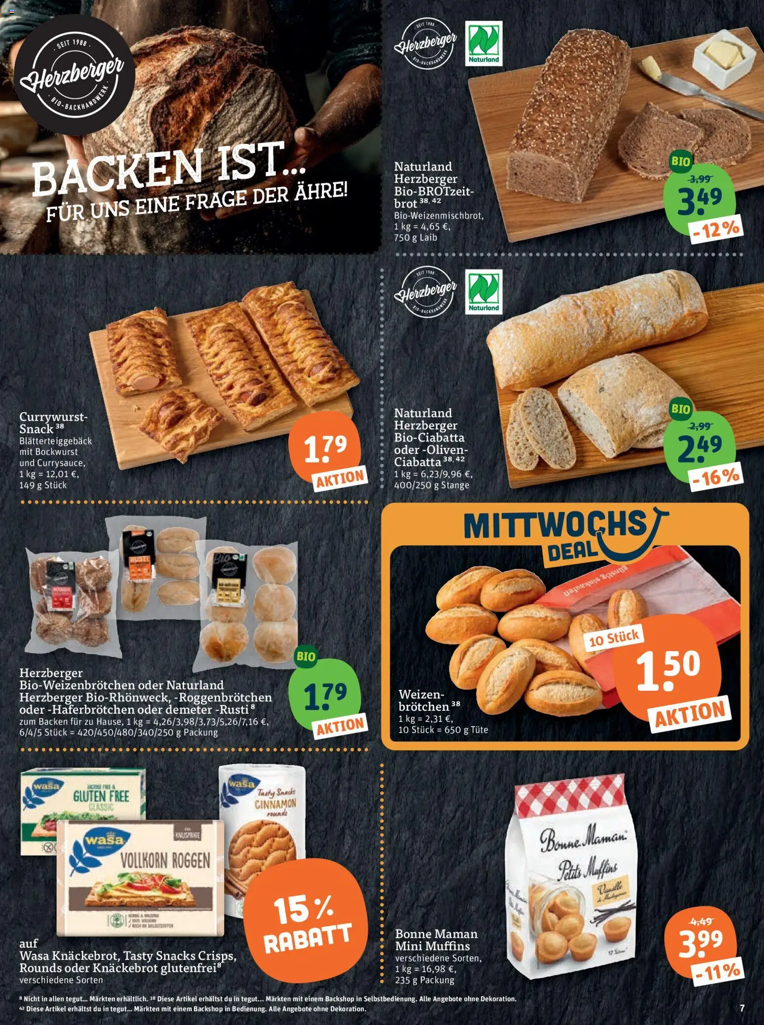 Tegut Prospekt 	 – gültig ab 16.03.2026 | Seite: 9 | Produkte: Bockwurst, Brot, Bonne maman