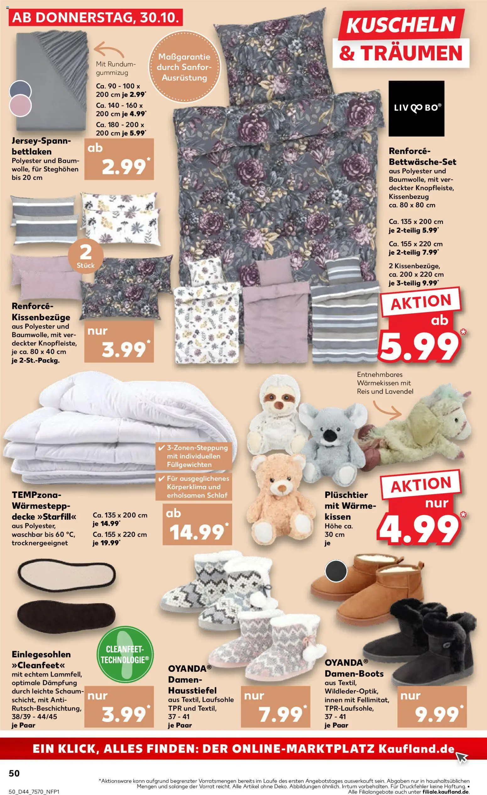 Kaufland prospekt Völklingen	 – gültig ab 02.11.2025 | Seite: 50 | Produkte: Kissen, Decke, Reis, Lavendel