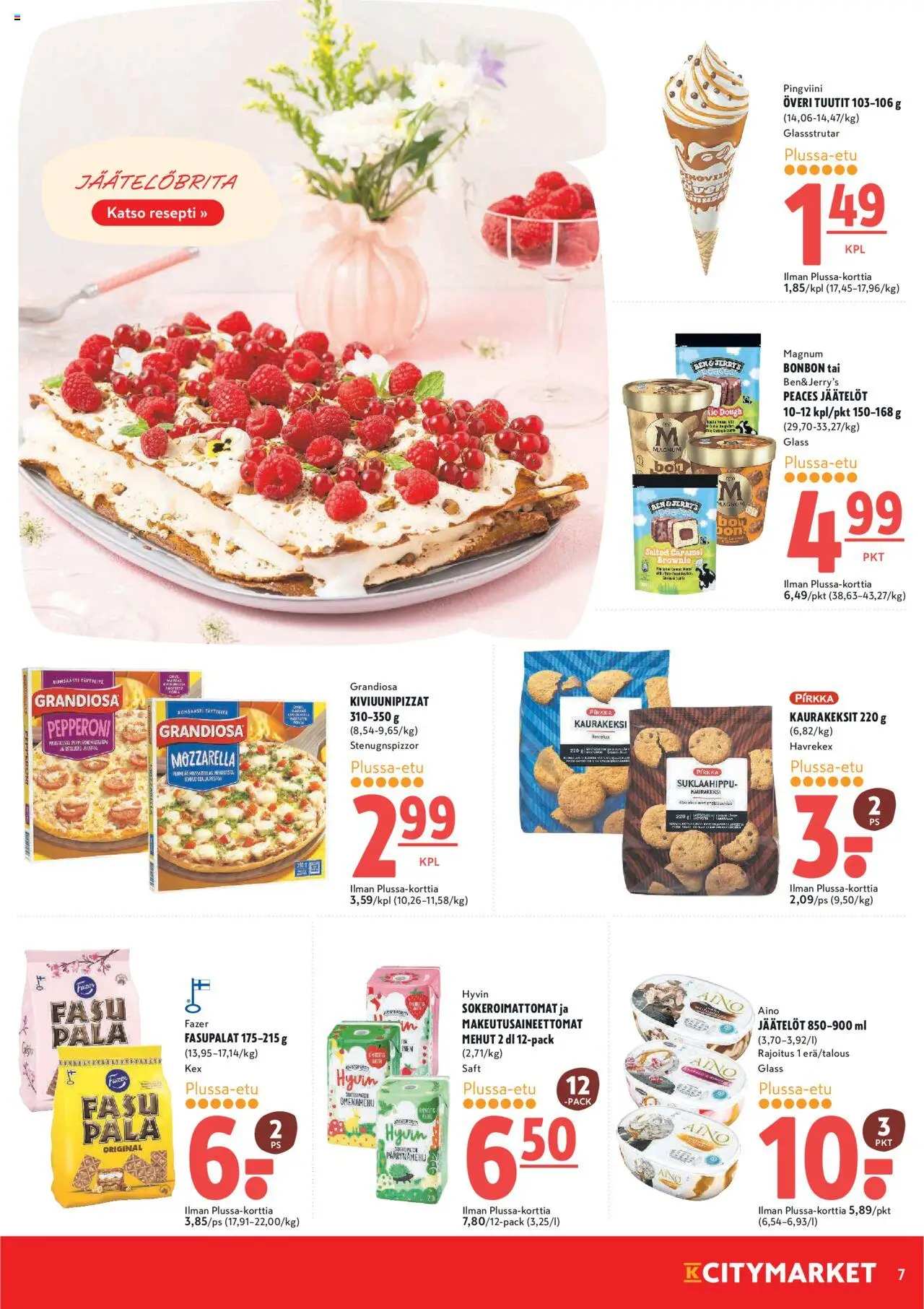  | Sivu: 7 | Tuotteet: Mozzarella, Pizza