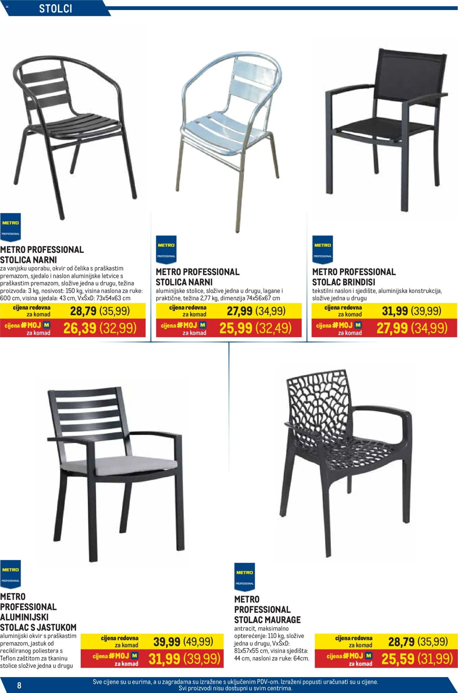 Metro katalog | vrijedi od 16.03.2026 | Stranica: 8 | Proizvodi: Jastuk, Stolica