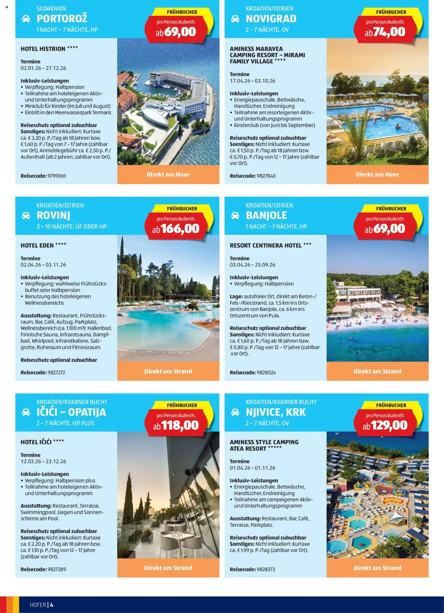 Hofer Reisen Flugblatt gültig ab 03.12.2025 | Seite: 4 | Produkte: Salz