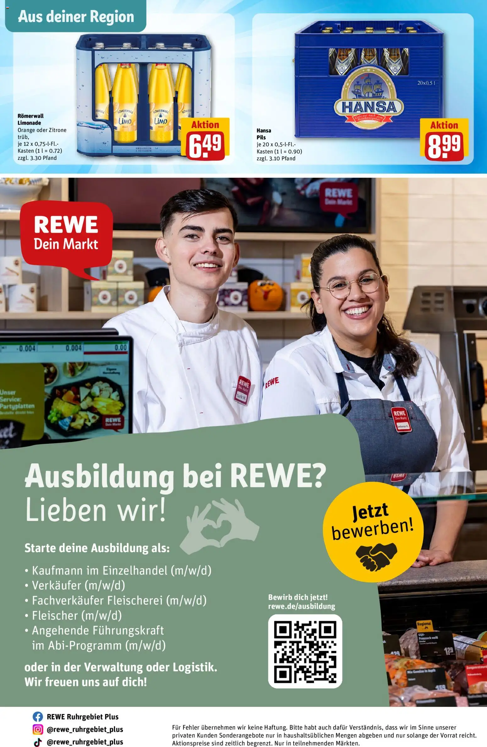 Rewe ihr Kaufpark Prospekt 	 – gültig ab 30.03.2026 | Seite: 35 | Produkte: Pils, Limonade, Zitrone
