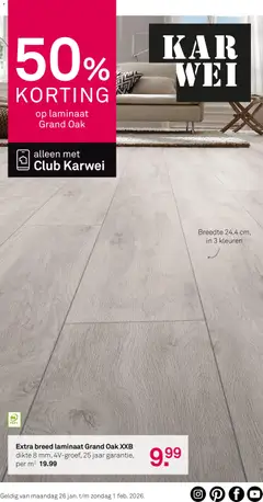 KARWEI - Folder - Voorbeeld van een folder van KARWEI, geldig van 26.01.2026