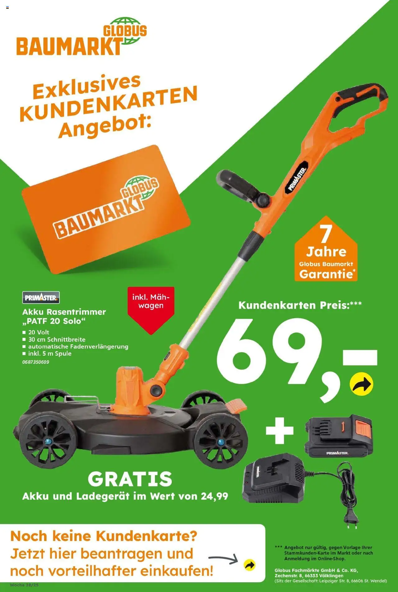 Globus Baumarkt prospekt Homburg	 - gültig ab dem 07.07.2025 | Seite: 9 | Produkte: Ladegerät