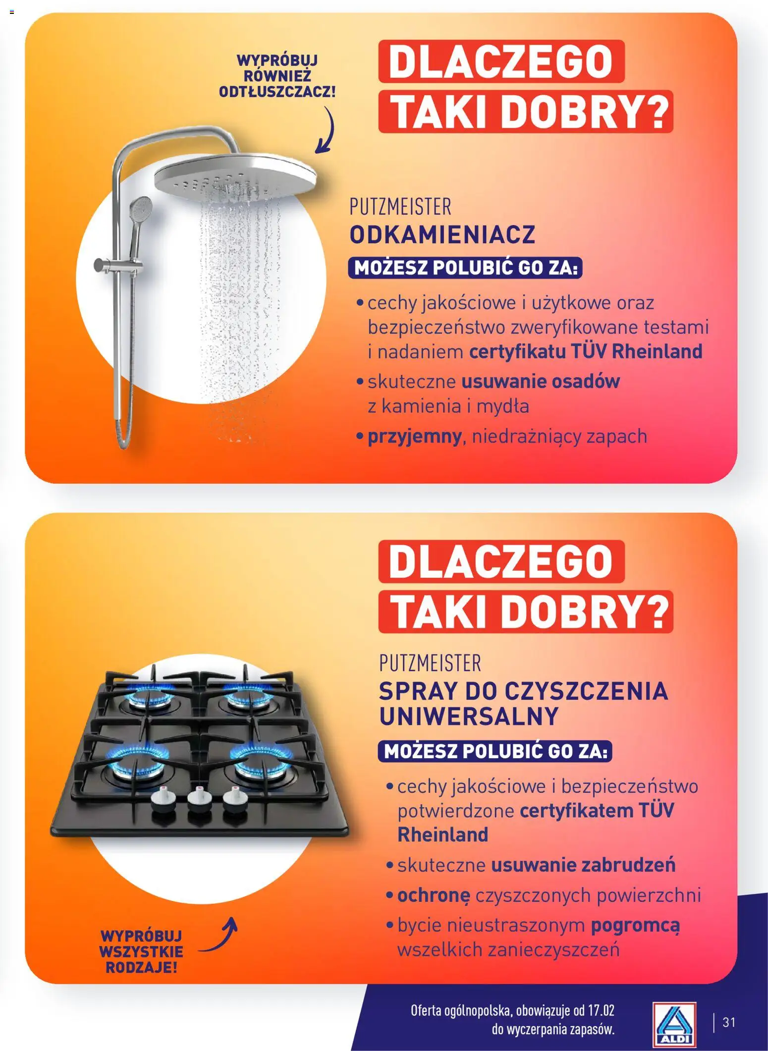 Aldi Polsko leták - Rozsmakuj się w polecanych produktach od 23.02.2026 | Strana: 31