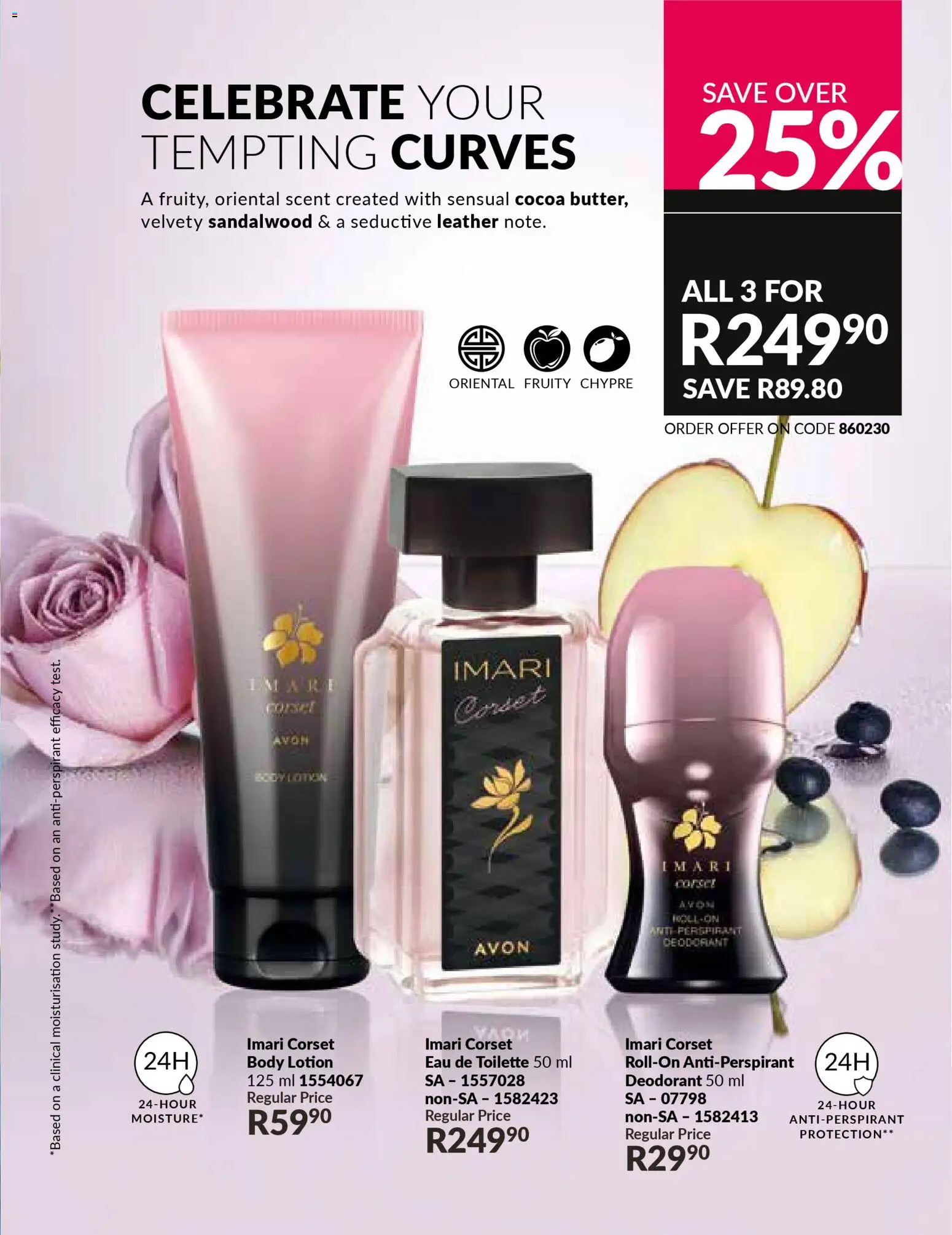 New Avon catalogue – valid from 01.12.2025 | Page: 87 | Products: Eau de toilette, Deodorant, Antiperspirant, Lotion