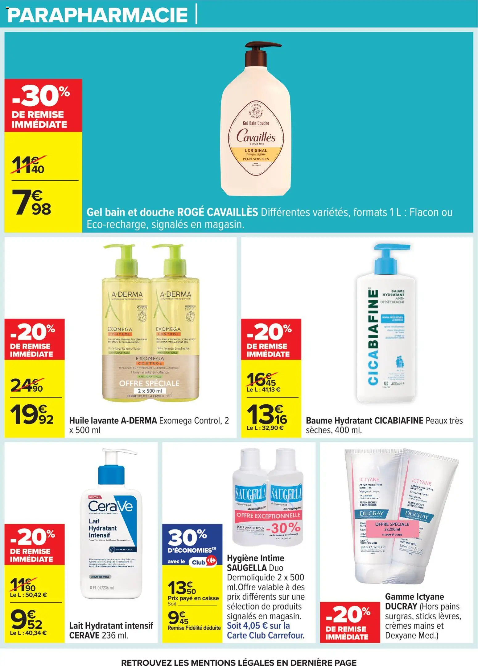 {H1} | Page: 52 | Produits: Beurre de karité, Douche, Huile, Hygiène intime