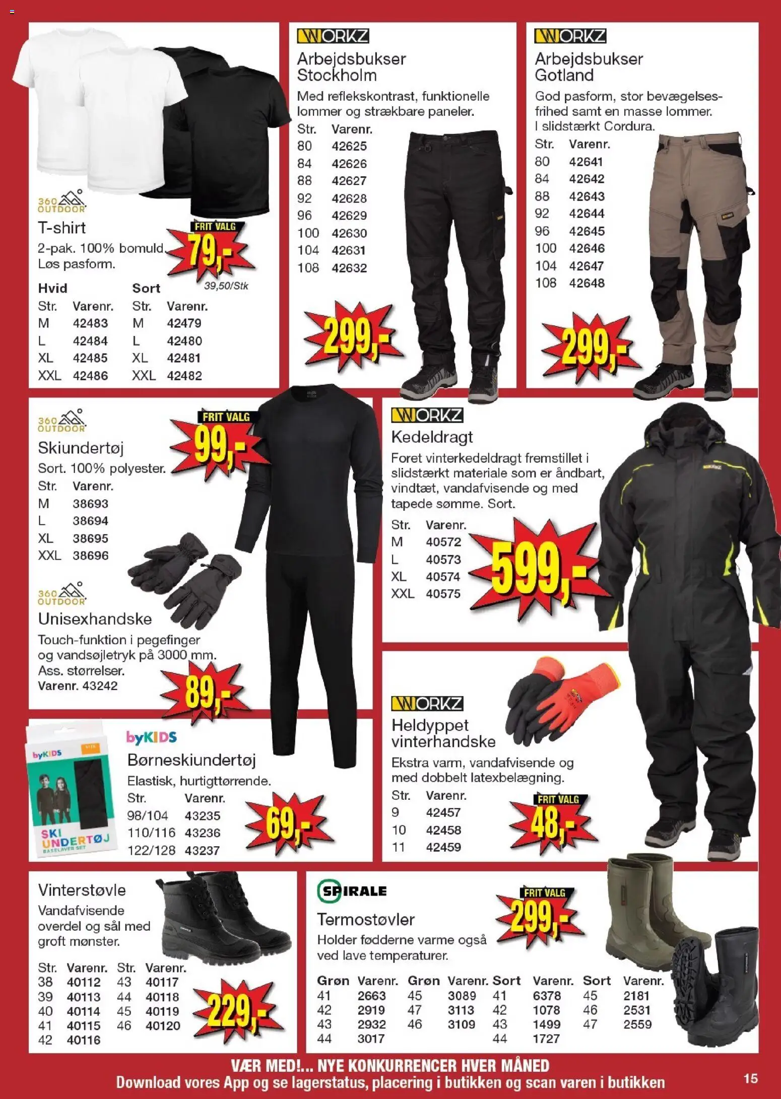 Harald Nyborg tilbudsavis – gyldig fra 13.11.2025 | Side: 15 | Produkter: Undertøj, Søm