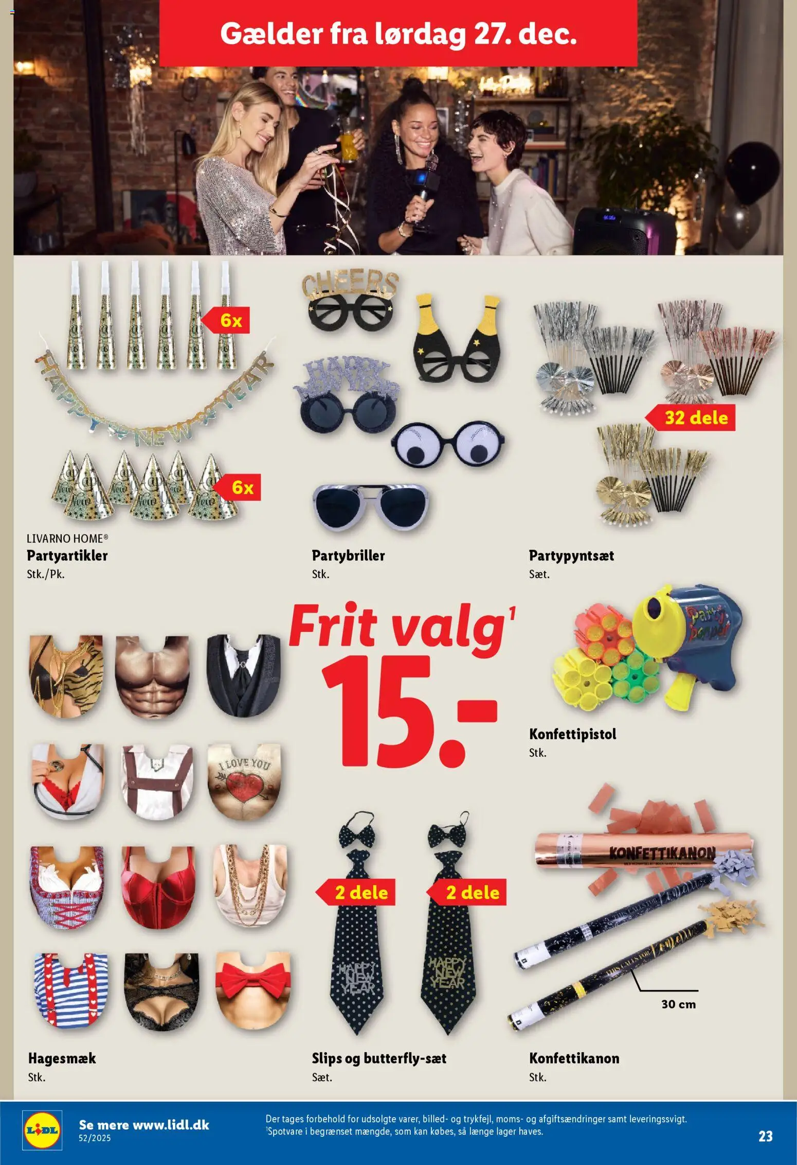 Lidl tilbudsavis – gyldig fra 27.12.2025 | Side: 3 | Produkter: Søm, Slips