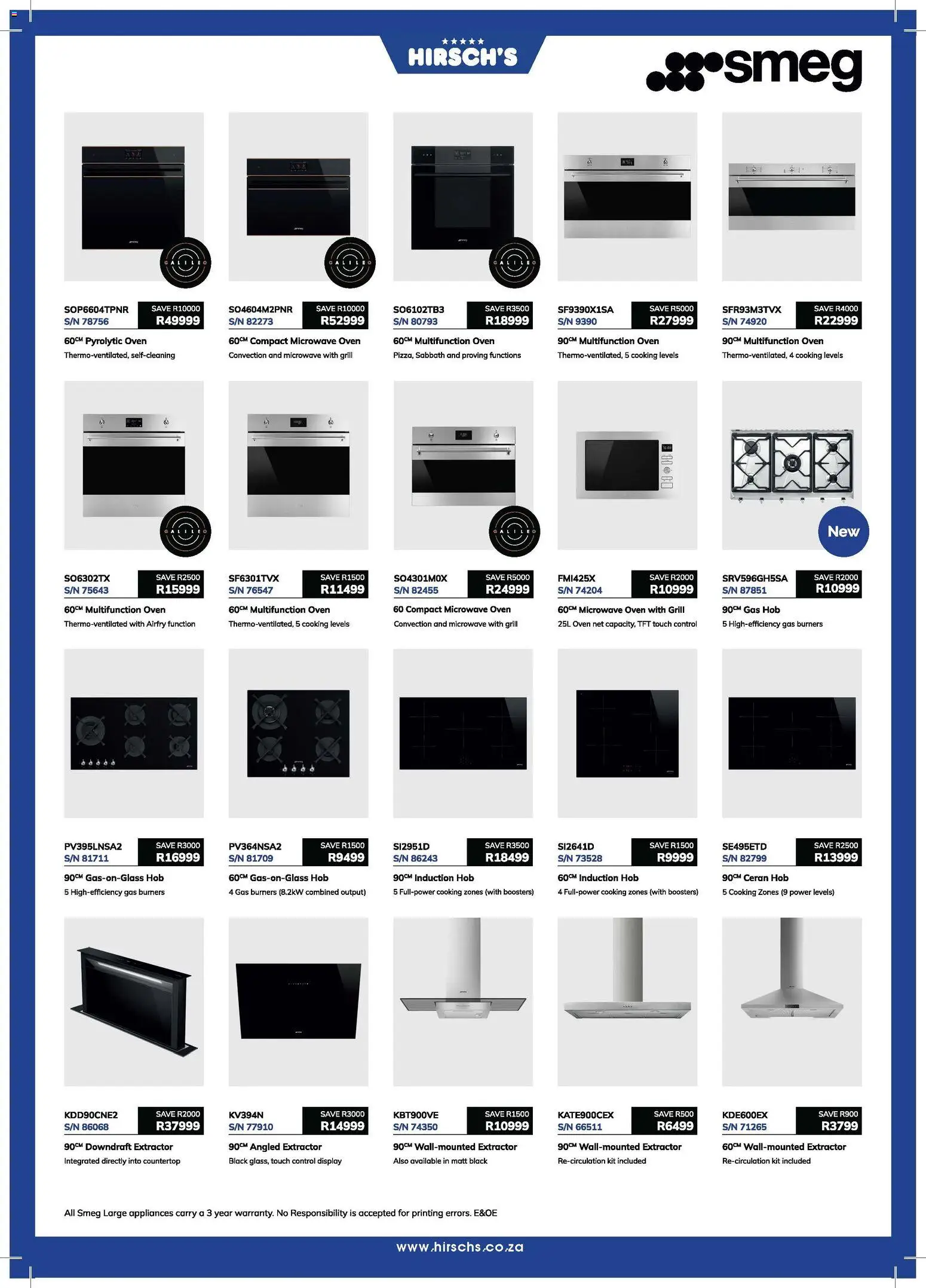New Hirsch's catalogue – valid from 17.02.2026 | Page: 14 | Products: Hob, Microwave oven, Grill, Microwave