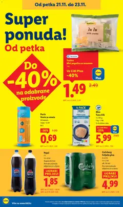 Tastino Mini pogačice sa sezamom, Mini pogačice sa sezamom, 1 kg - Pregled kataloga iz trgovine Lidl, vrijedi od 20.11.2025 | Stranica: 34