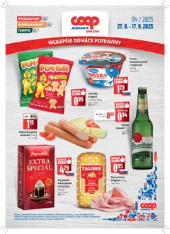 COOP Jednota ponuka Brezno - náhľad platný od 27.08.2025