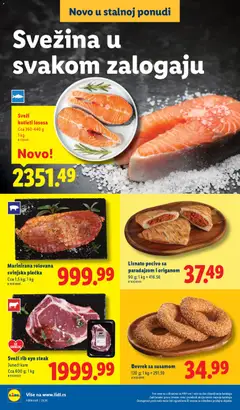 Marinirana rolovana svinjska plećka, Cca 1,5 kg; 1 kg - pregled Lidl kataloga - važi od 02.02.2026 | Strana: 2 | Proizvode: Pecivo, Svinjska plećka