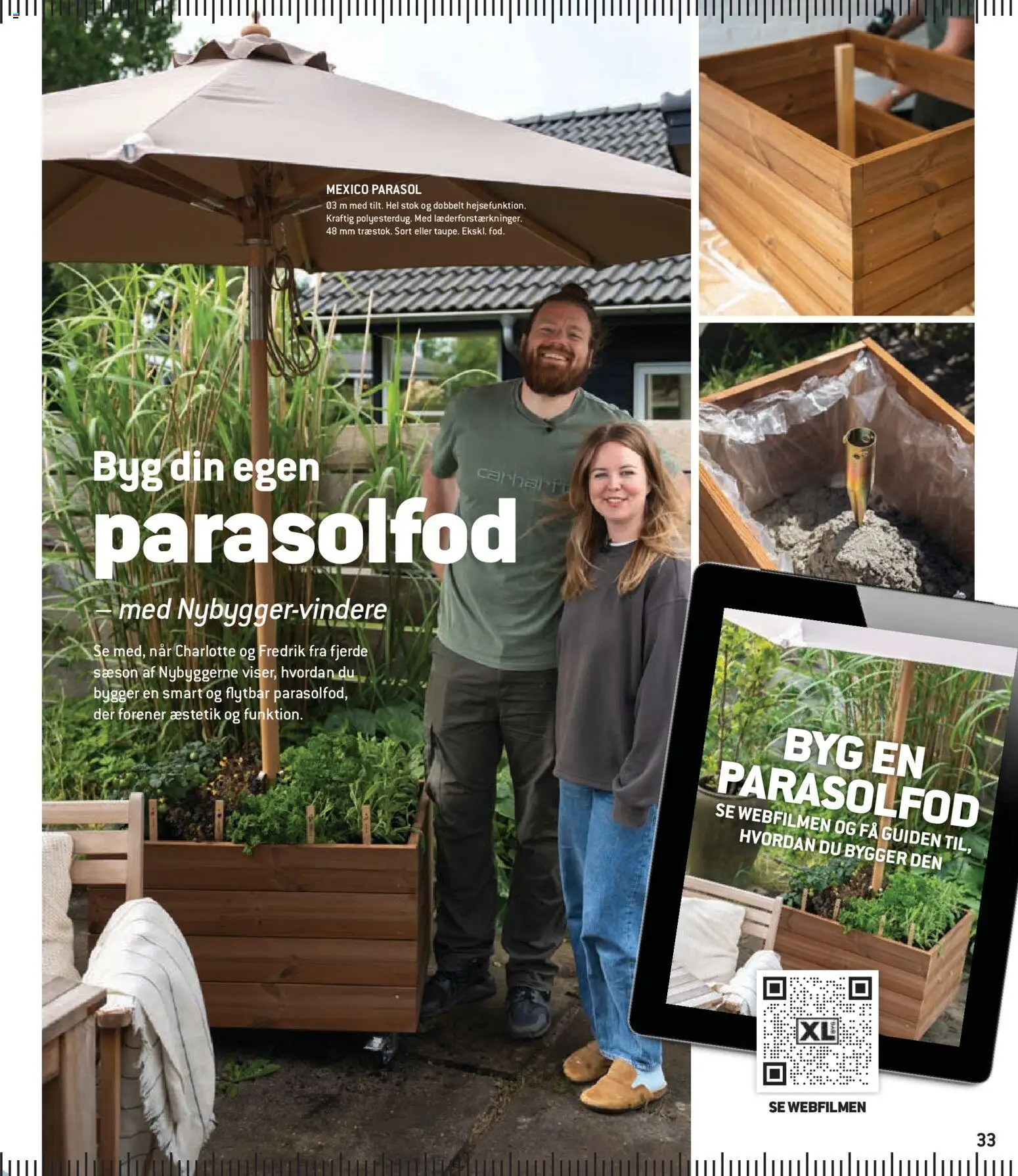 XL-BYG tilbudsavis – gyldig fra 08.01.2026 | Side: 34 | Produkter: Parasol