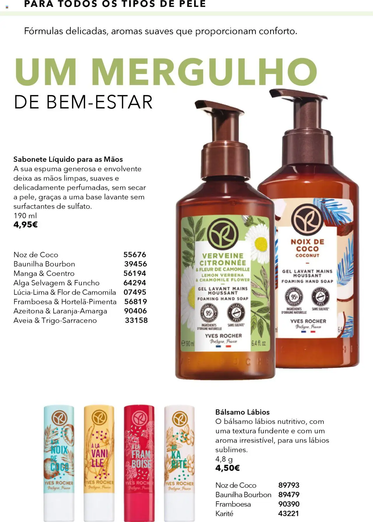 Yves Rocher catálogo 12 │ válido de 24.09.2025 | Página: 72 | Produtos: Aveia, Sabonete líquido, Base, Sabonete