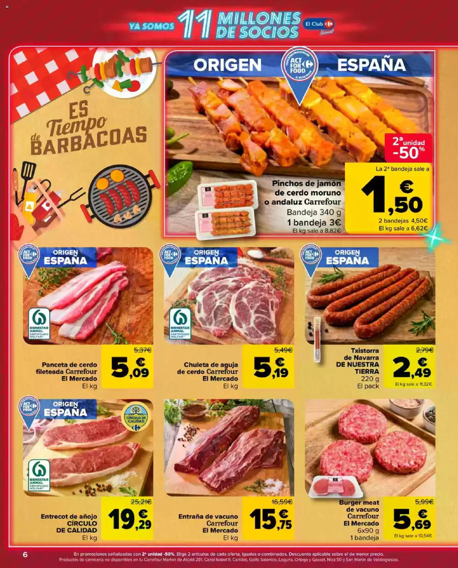 Carrefour Market folleto │ válido desde el 23.04.2026 | Página: 6 | Productos: Ηλεκτρικός φούρνος, Jamón, Cerdo, Bandeja