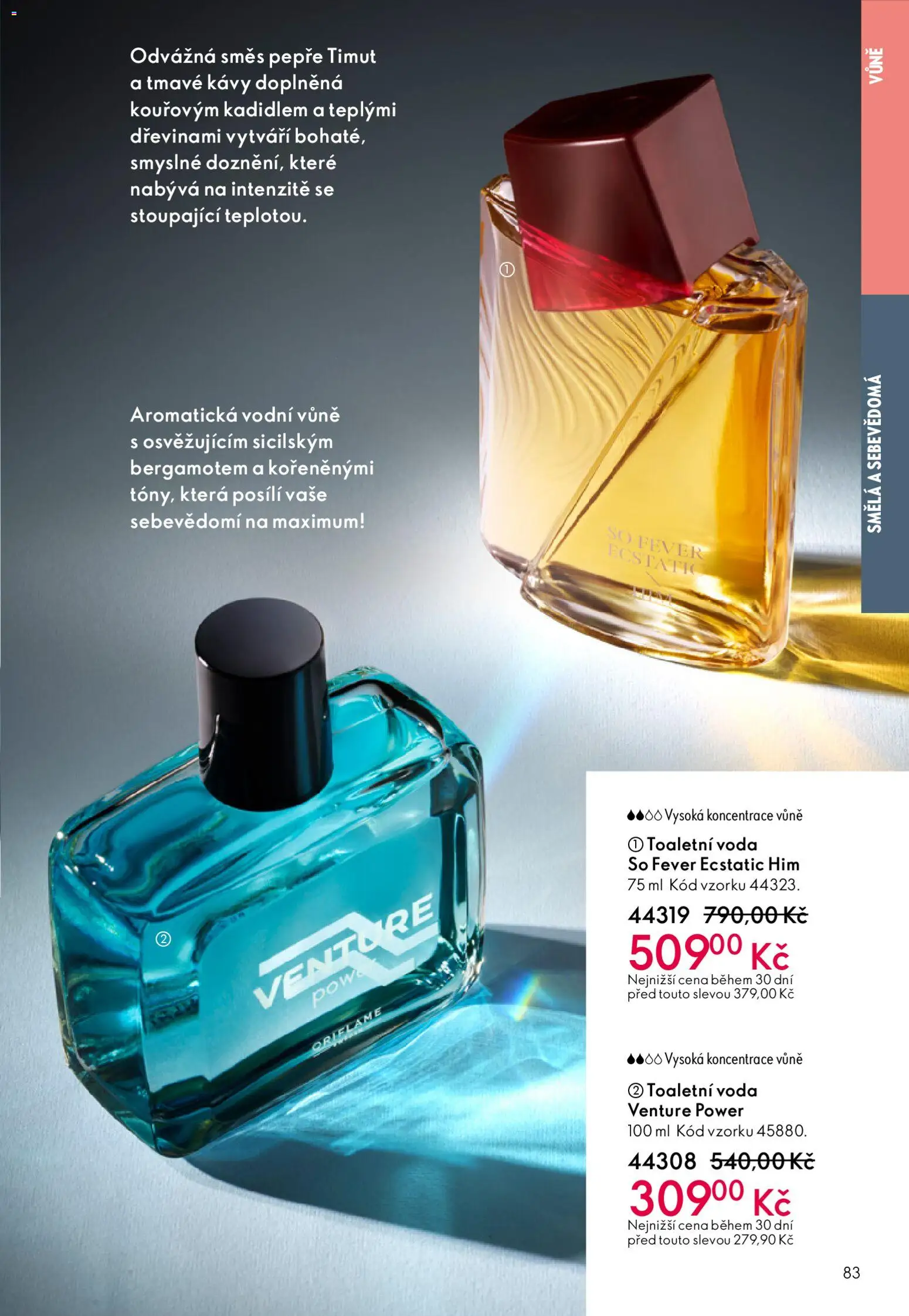 Oriflame katalog č.01/2026 od 30.12.2025 | Strana: 83 | Produkty: Voda, Toaletní voda
