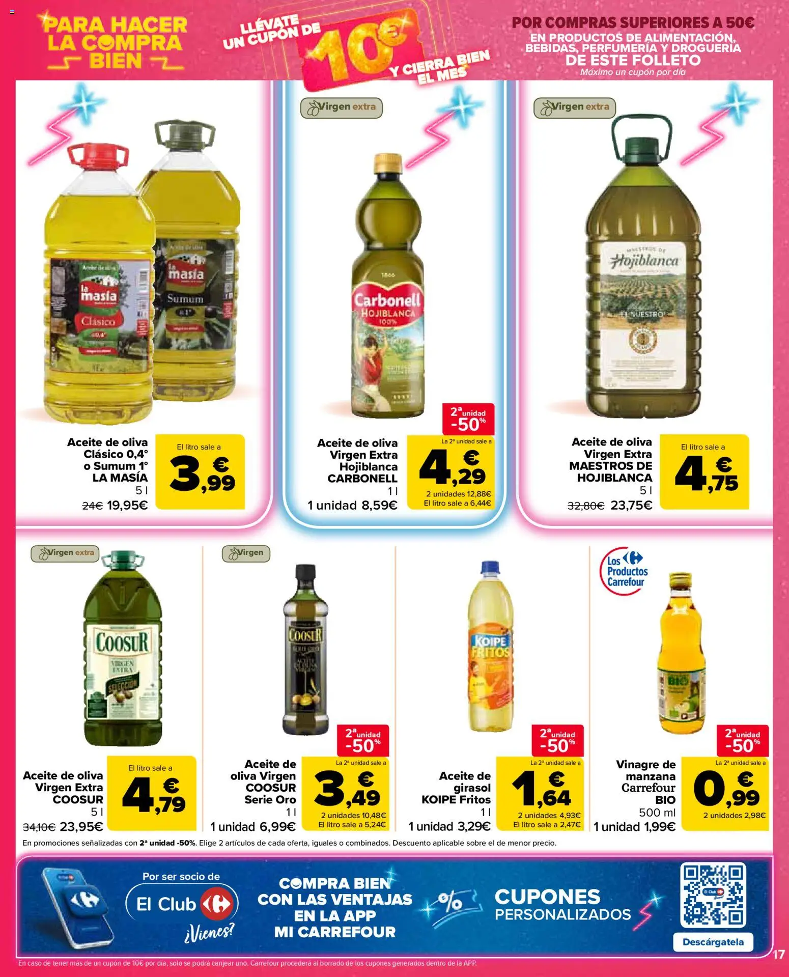 Carrefour Market folleto │ válido desde el 12.03.2026 | Página: 17 | Productos: Aceite, Manzana, Aceite de oliva, Δεξαμενή