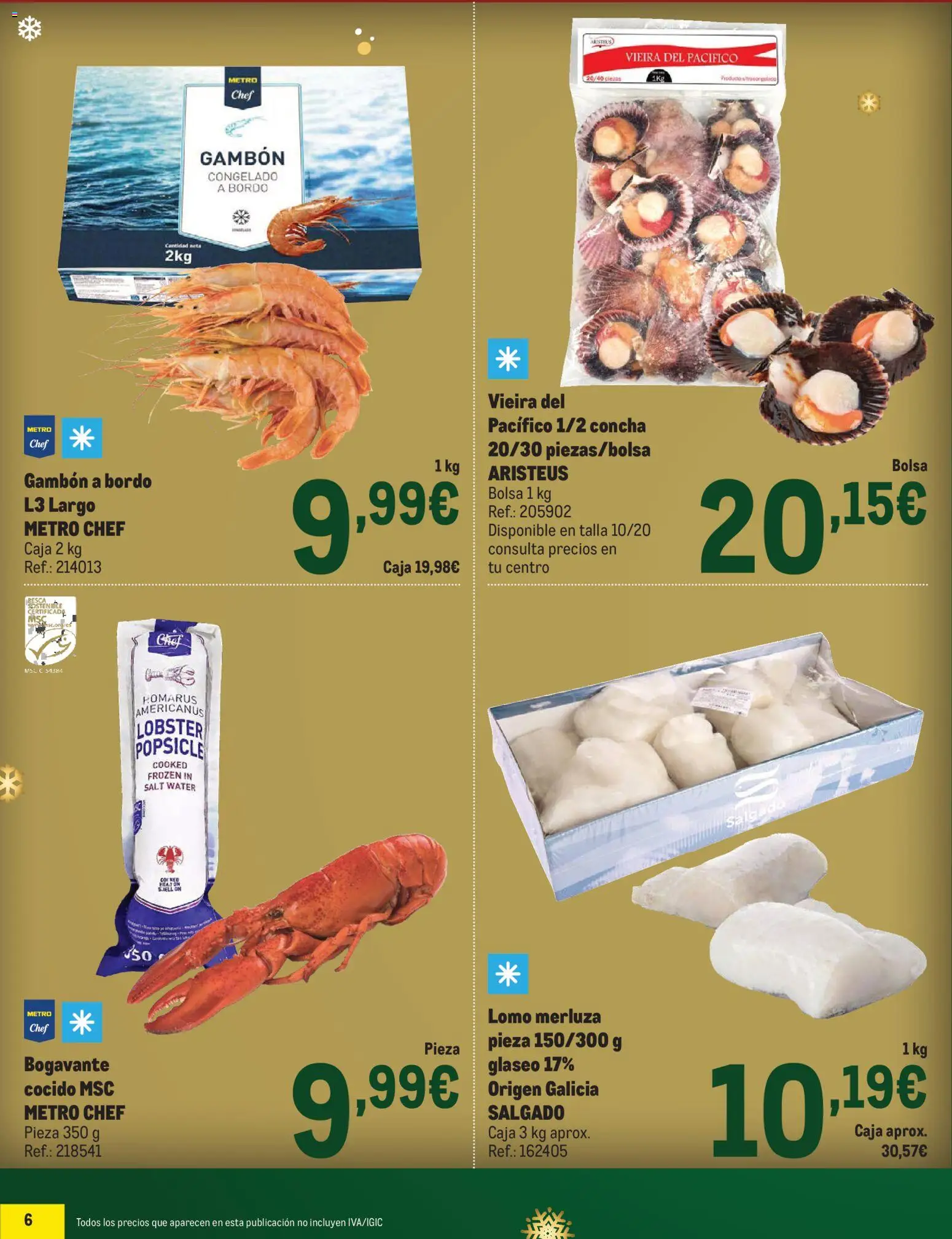 Makro - Precios Sur │ válido desde el 24.11.2025 | Página: 6 | Productos: Bolsa, Caja