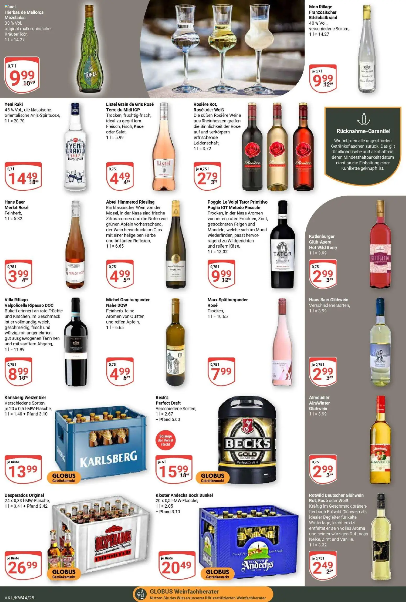 Globus prospekt Völklingen	 – gültig ab 26.10.2025 | Seite: 17 | Produkte: Käse, Merlot, Duft, Wein