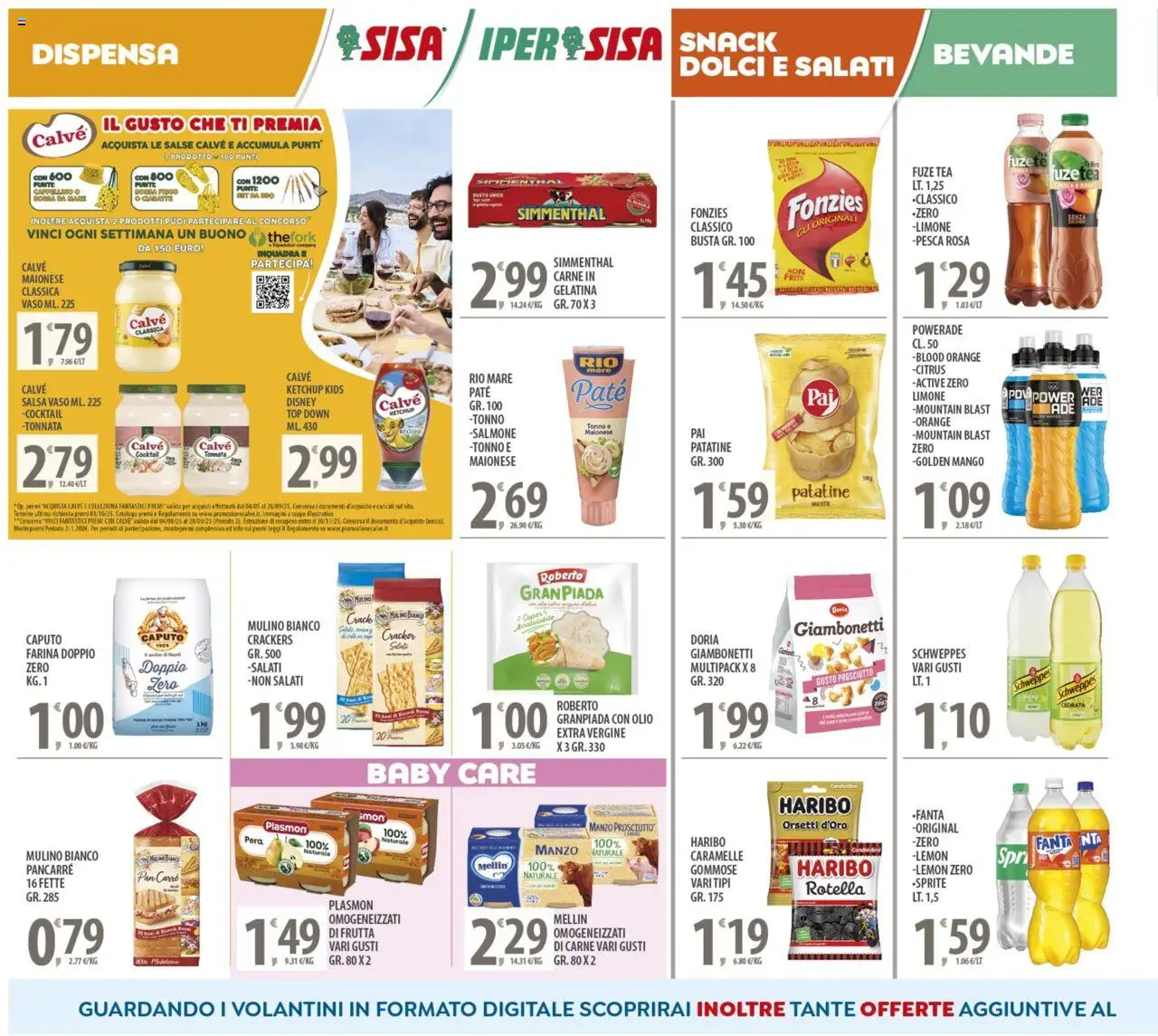Volantino SISA del 12.09.2025 | Pagina: 10 | Prodotti: Ciabatte, Mango, Pesca, Borsa