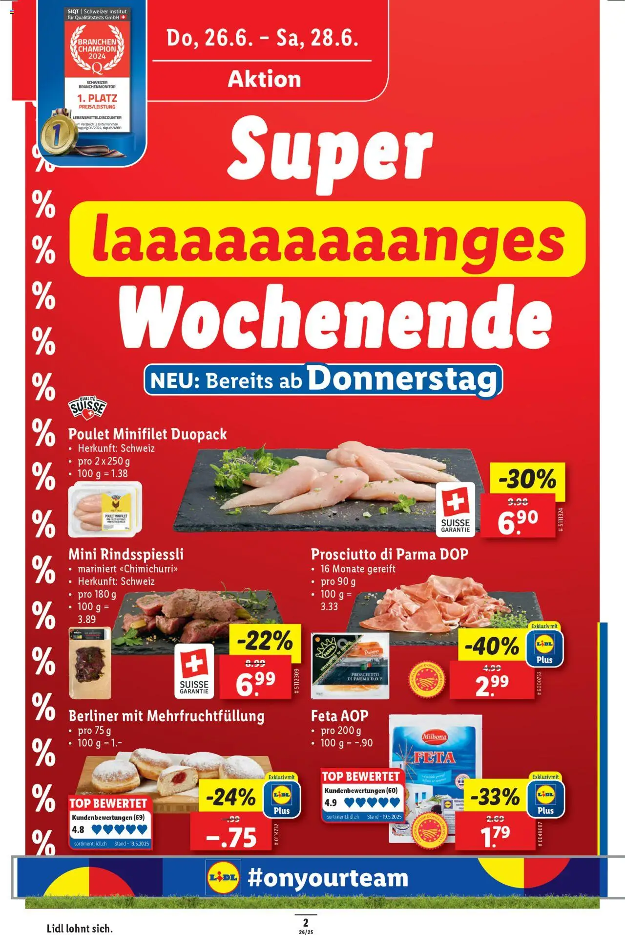 Lidl Aktionen ab 26.06.2025 | Seite: 6 | Produkte: Feta, Top