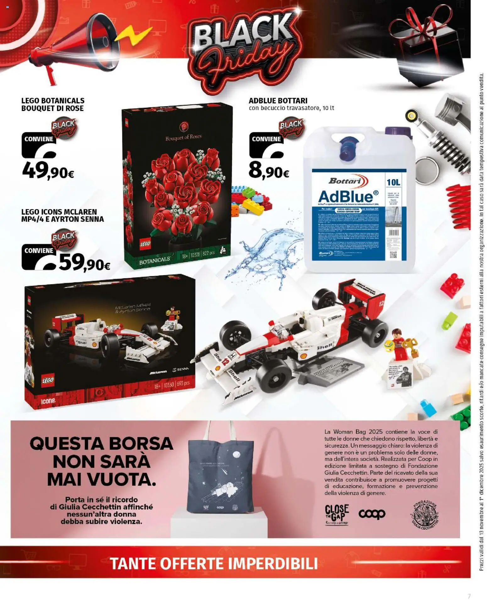 Volantino Ipercoop del 13.11.2025 | Pagina: 7 | Prodotti: Sale, Data, Borsa