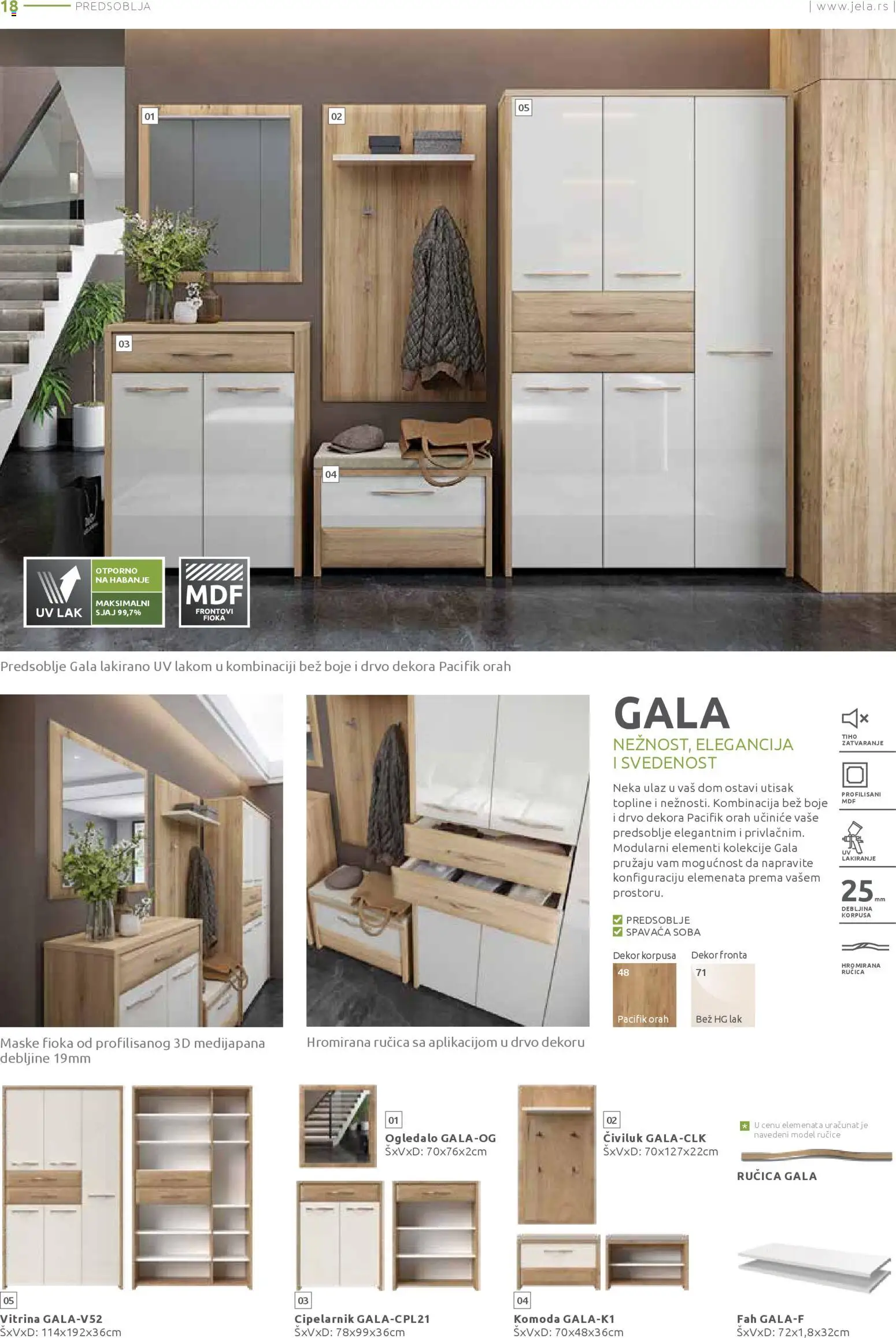 Jela katalog - važi od 15.12.2025 | Strana: 18 | Proizvode: Komoda, Ogledalo, Orah, Civiluk
