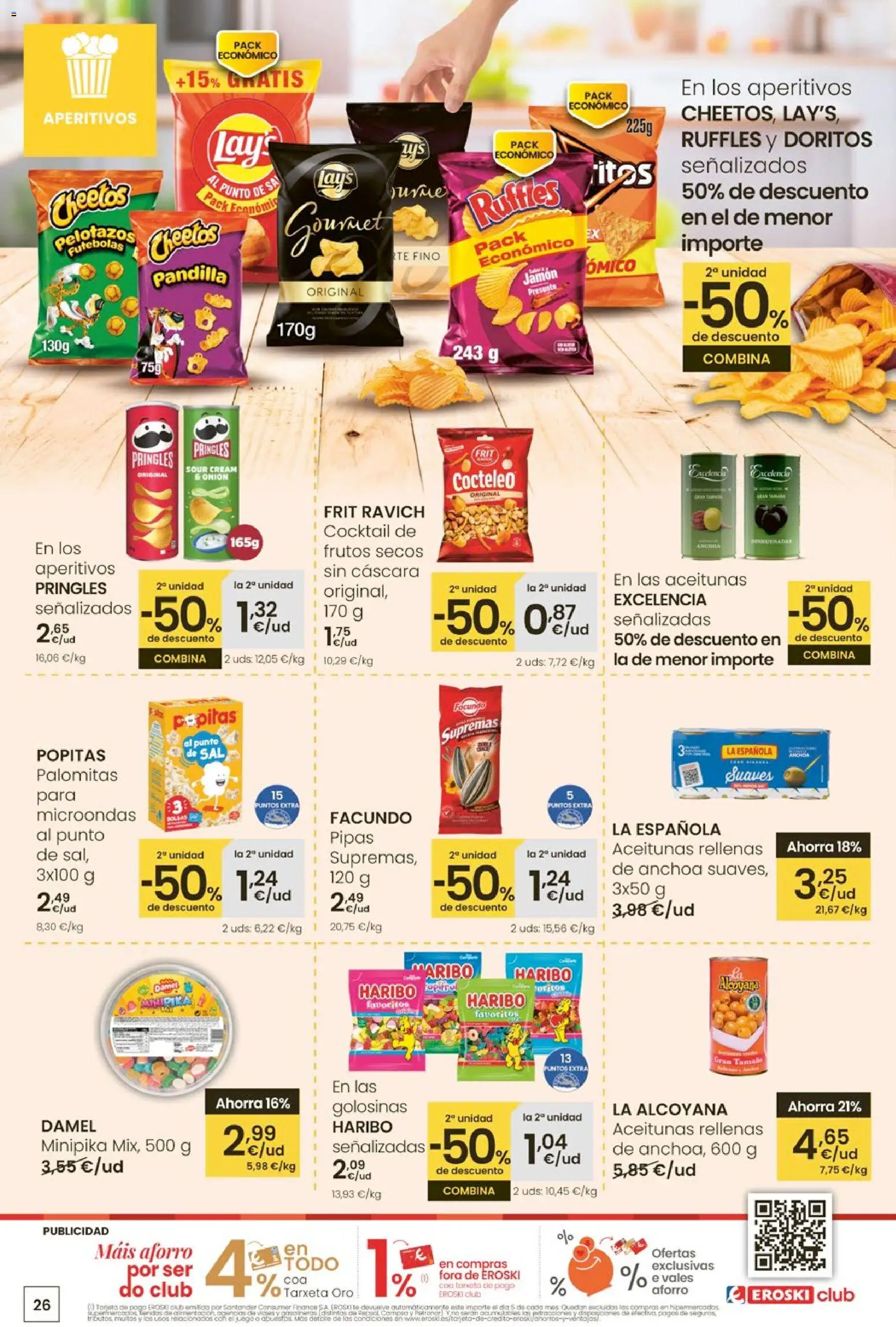 Eroski - Entroido do aforro │ válido desde el 12.02.2026 | Página: 26 | Productos: Jamón, Golosinas, Té, Anchoa
