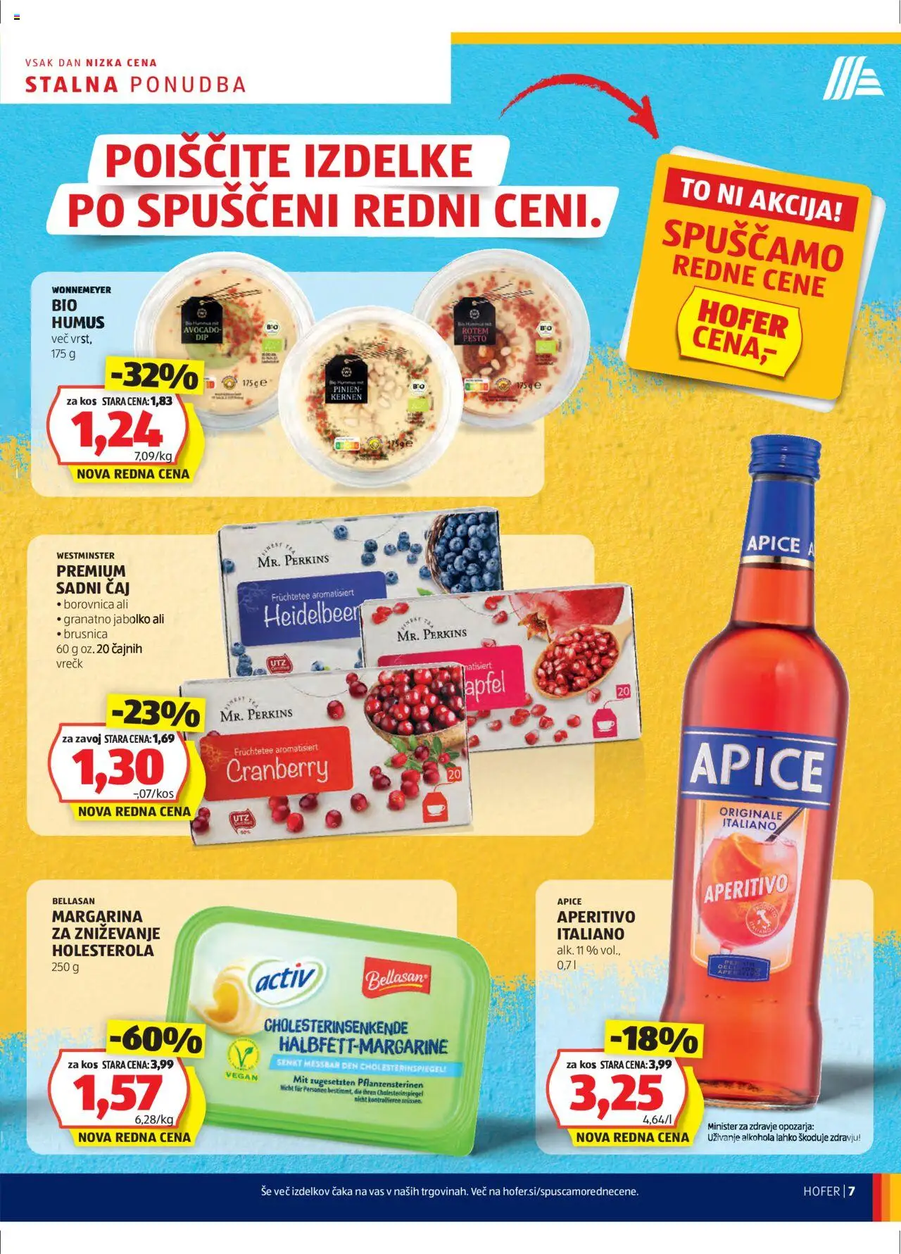 Hofer SI katalog | vrijedi od 16.10.2025 | Stranica: 7 | Proizvodi: Čaj, Borovnica, Brusnica, Humus