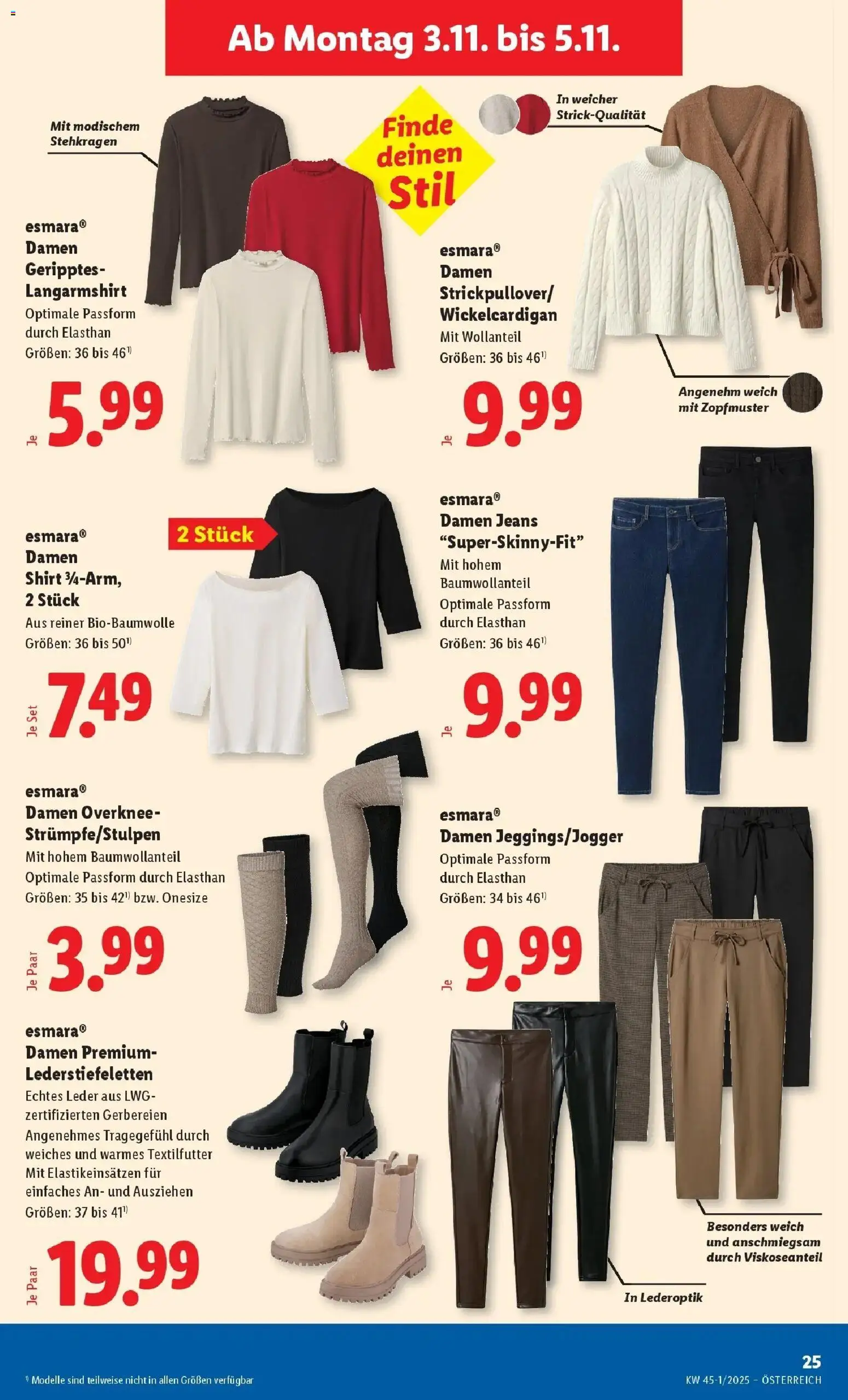 Lidl Flugblatt - Jenbach, Eferding, Dornbirn gültig ab 30.10.2025 | Seite: 31 | Produkte: Jeans