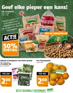 Poiesz folder - Voorbeeld van een folder van Poiesz, geldig van 26.04.2026 | Pagina: 5 | Producten: Spinazie, Zak