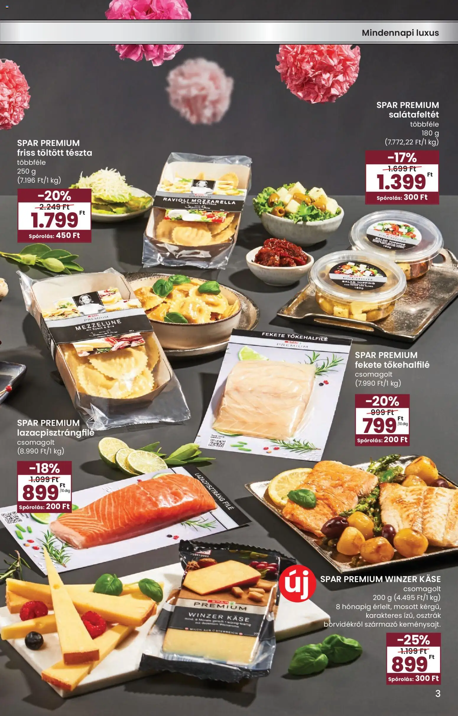 Interspar akciós ujság - amely érvényes a következő dátumtól: 09.03.2026 | Oldal: 32 | Termékek: Mozzarella, Tészta