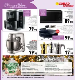 Anteprima del volantino IMPASTATRICE PLANETARIA, potenza 1300W, 10 velocità di funzionamento + PULSE, contenitore 5,2 litri in acciaio inox con coperchio e maniglia, INGRANAGGI TOTALMENTE IN METALLO, frusta in acciaio inox per montare, gancio a torcione per impastare, gancio per impasti morbidi valido a partire dal 10.12.2025 | Pagina: 30