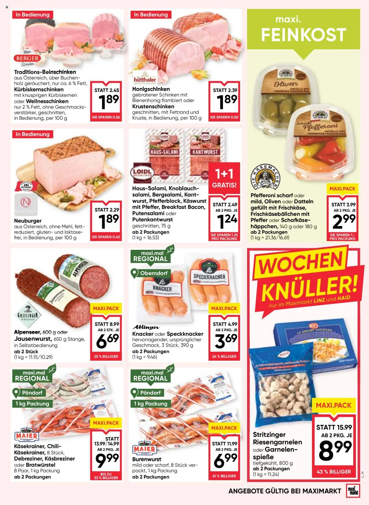 Maximarkt Flugblatt gültig ab 16.10.2025 | Seite: 9 | Produkte: Pfeffer, Knoblauch, Chili, Szeder