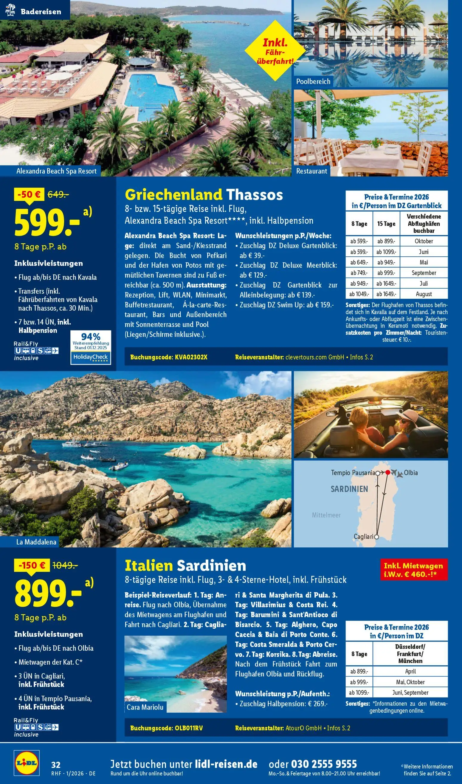 Lidl Reisen Prospekt 	 – gültig ab 29.12.2025 | Seite: 32 | Produkte: Uhr