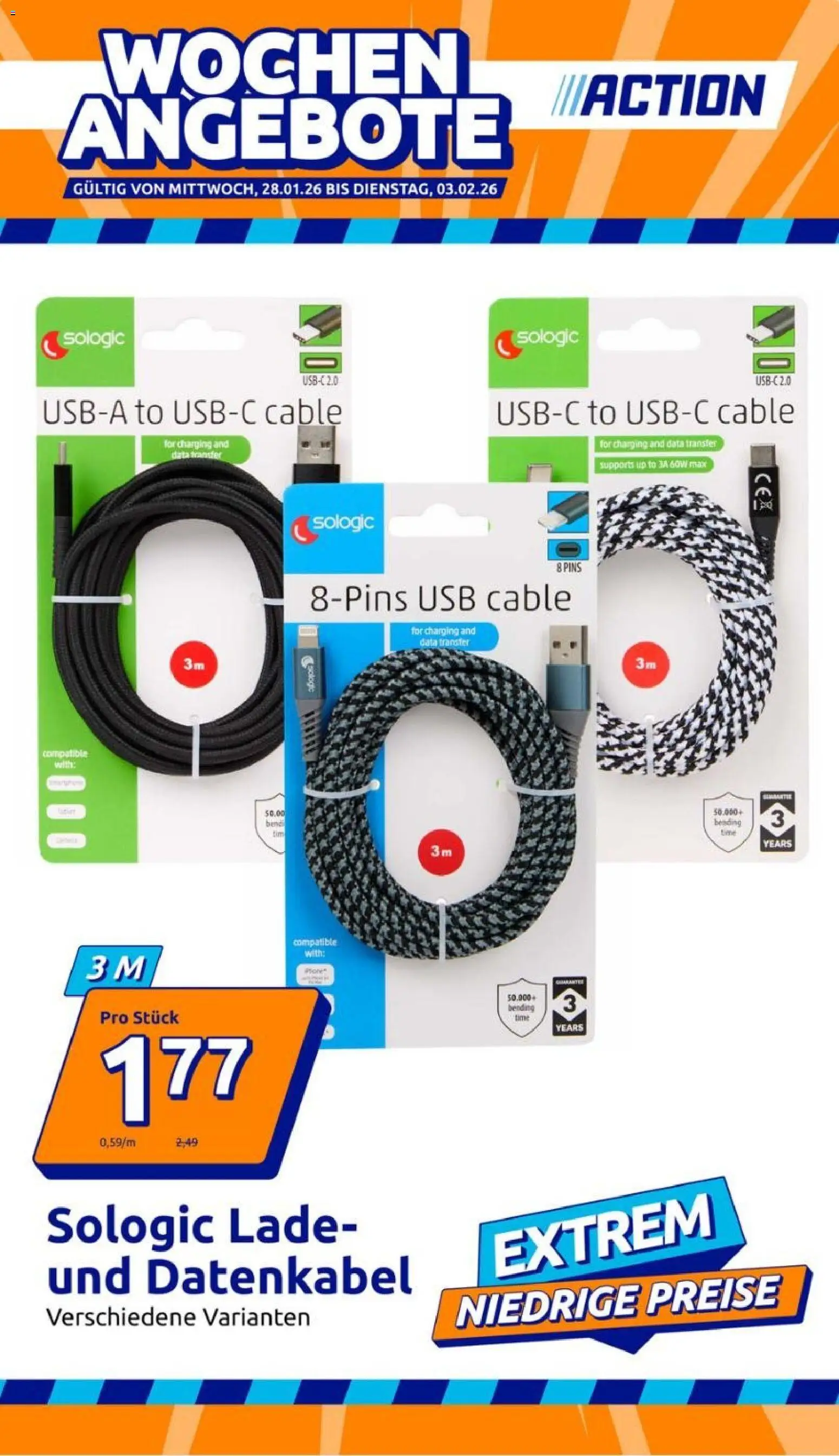 Action Flugblatt gültig ab 28.01.2026 | Seite: 1 | Produkte: USB