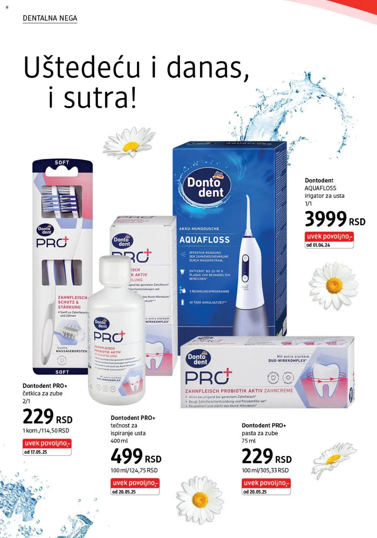 DM Drogerie katalog - važi od 01.10.2025 | Strana: 18 | Proizvode: Pasta za zube, Četkica za zube, Tečnost za ispiranje usta