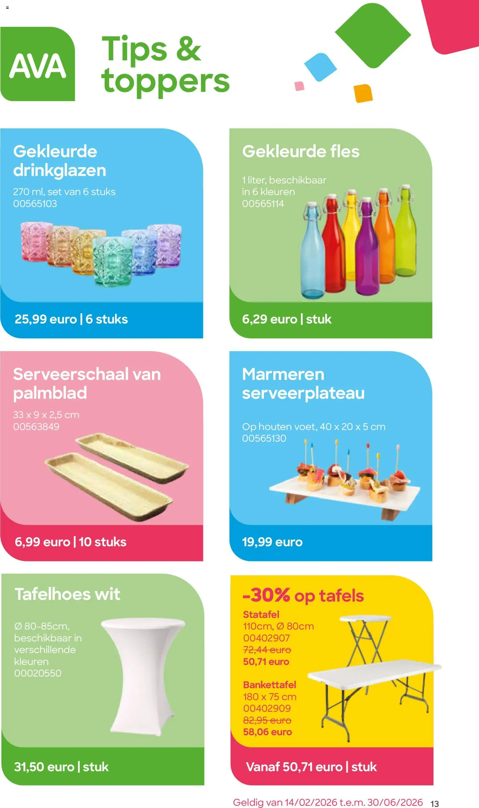 {H1} | Pagina: 13 | Producten: Fles