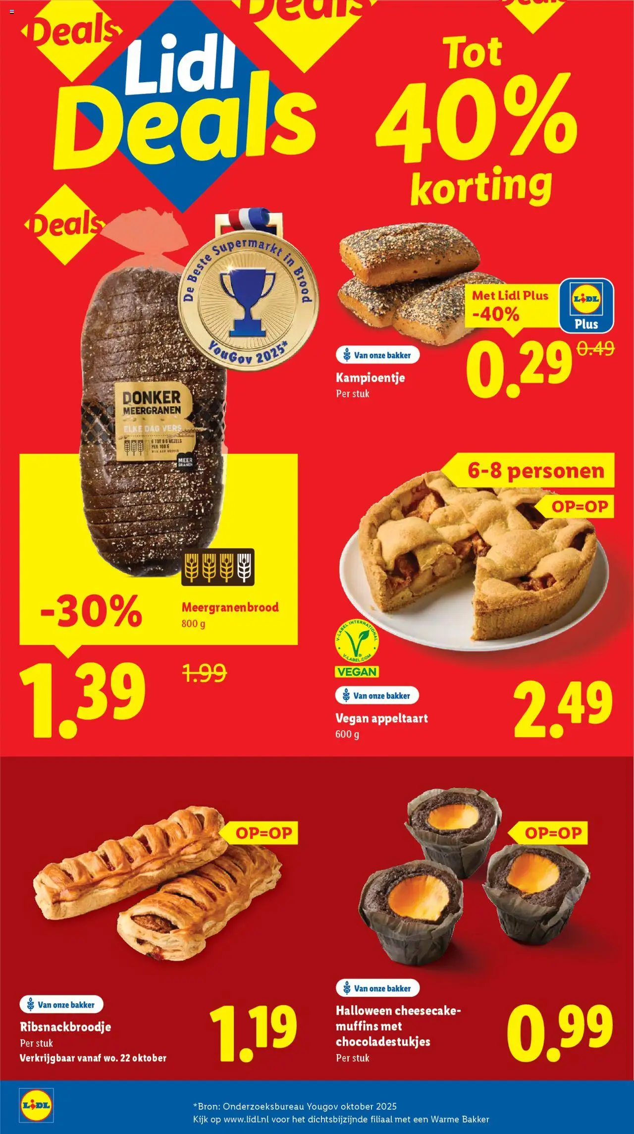 {H1} | Pagina: 10 | Producten: Muffins, Brood, Granen, Appeltaart