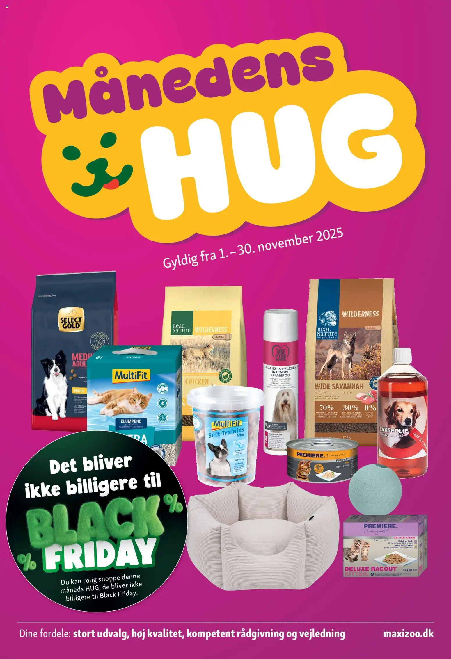 Maxi Zoo tilbudsavis – gyldig fra 01.11.2025 | Side: 1 | Produkter: Shampoo