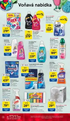 Náhled letáku Vanish Oxi Action Gel, 1l, dva druhy od 26.11.2025 | Strana: 28