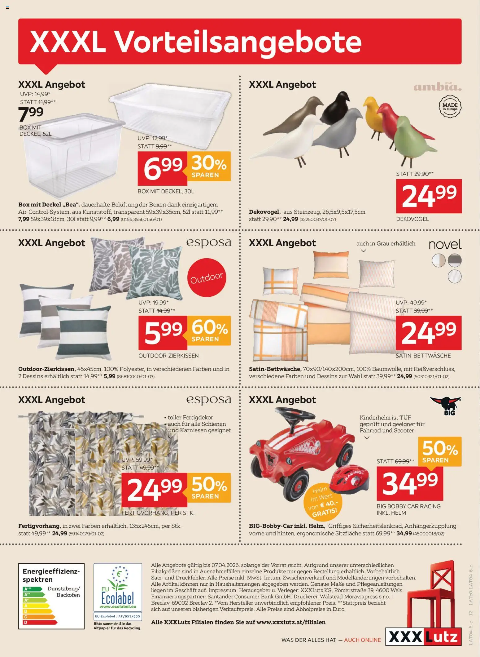 XXXLutz Prospekt aktuell gültig ab 31.03.2026 | Seite: 12