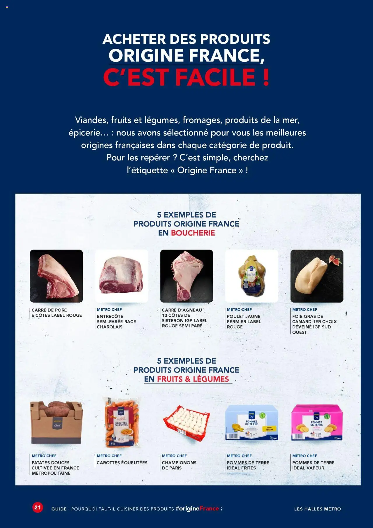  | Page: 21 | Produits: Carottes, Frites, Porc, Pommes de terre