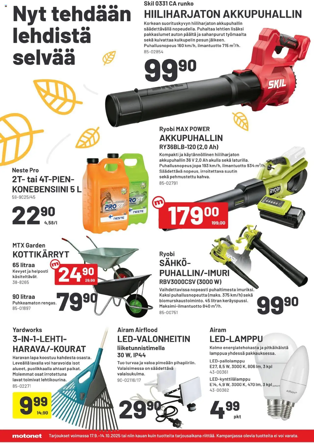 Motonet tarjoukset – voimassa 17.09.2025 alkaen | Sivu: 2 | Tuotteet: Voi, Kottikärryt