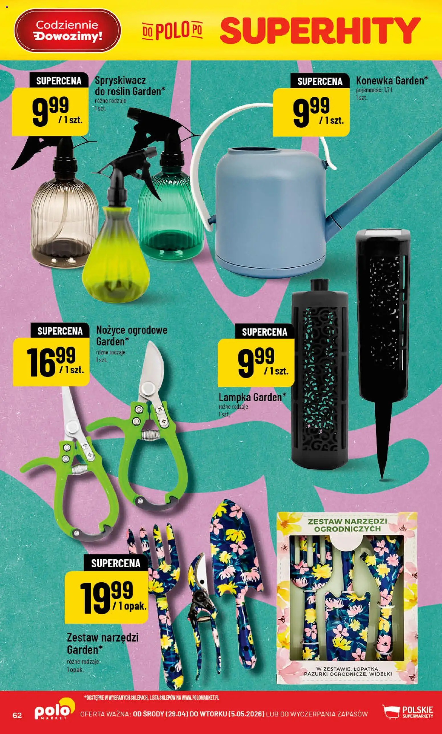 POLOmarket gazetka od 29.04.2026 | Strona: 62 | Produkty: Zestaw narzędzi